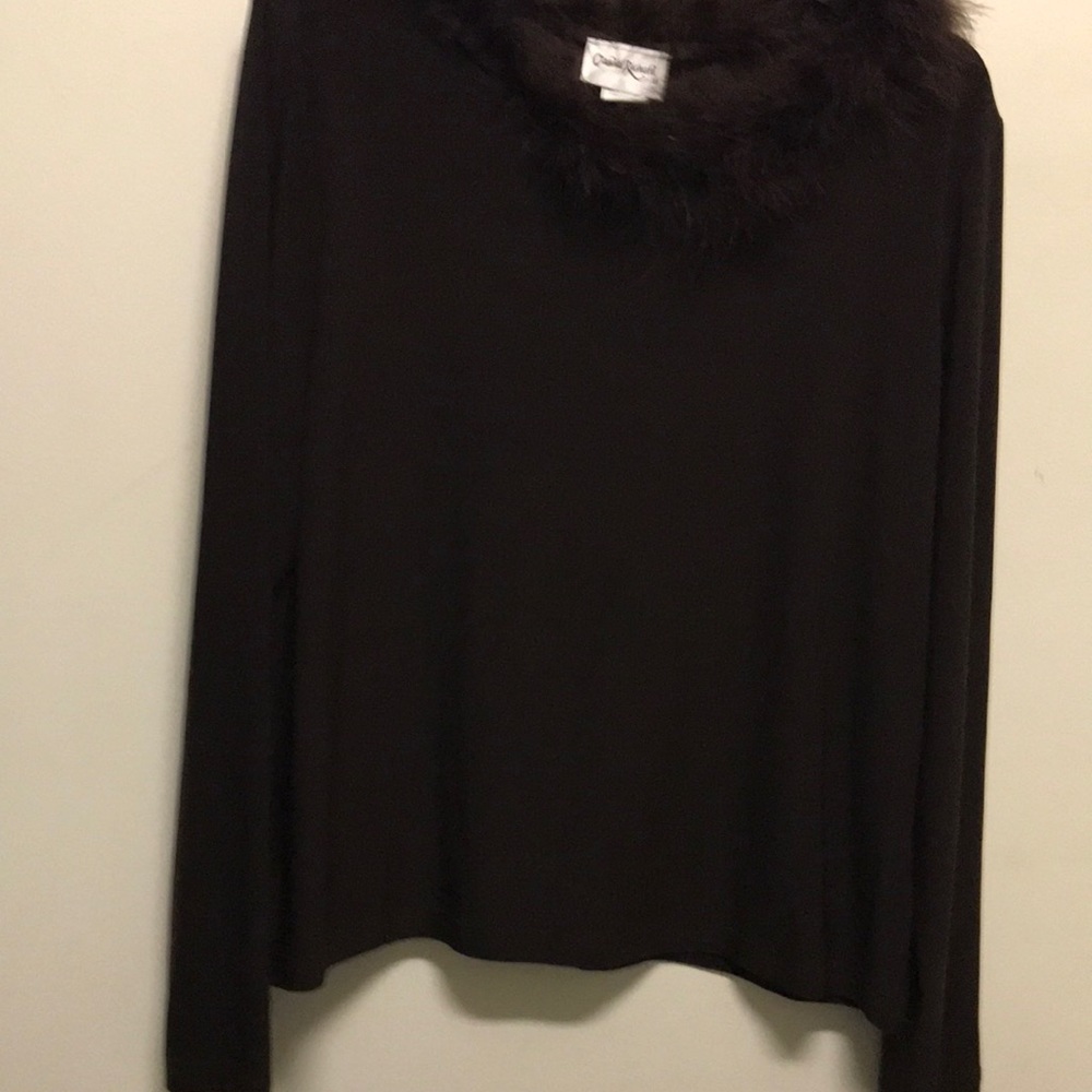 Claudia Richard With Soft Feathers Around Neck (S… - image 1